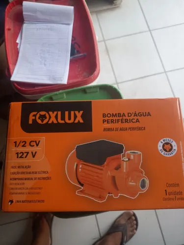 Bomba d'água 1/2 CV 127v