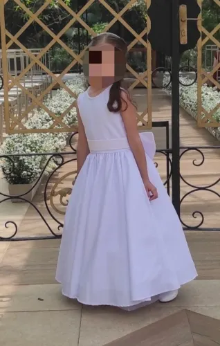 Vestido Infantil Festa, Dama de Honra e Florista para 7 anos