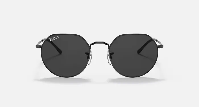 Óculos Ray-Ban Jack Preto Polarizado Original Tam 51 Novo