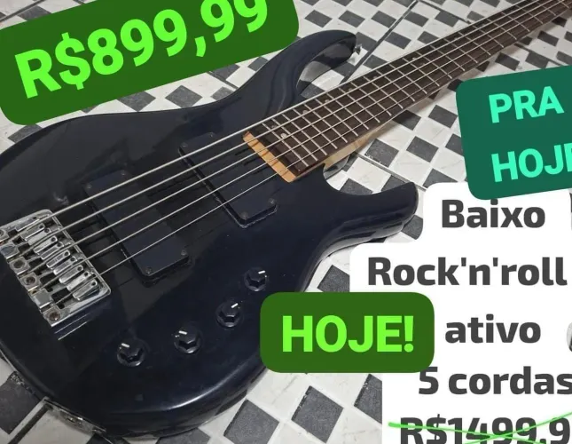 Baixo contrabaixo 5 cordas