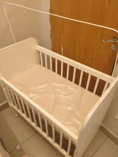 Mini berço com colchão