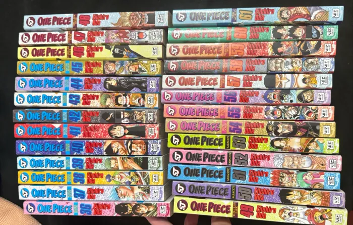 One Piece Mangás EM INGLÊS Volumes 36 a 61 Viz Media Eiichiro Oda
