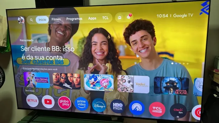 Televisão 85 polegadas TCL