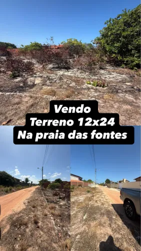 Vendo terreno na praia das fontes