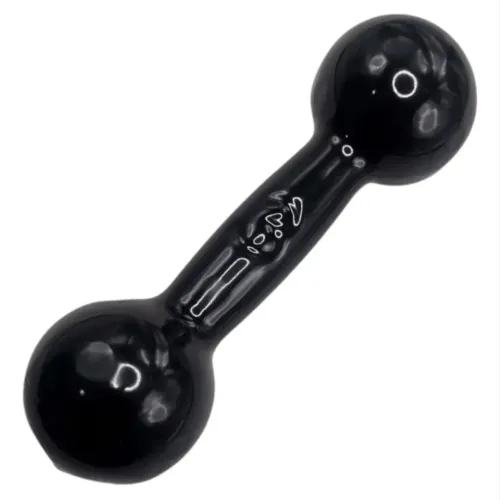 Par de Halter Emborrachado Preto 3 kg