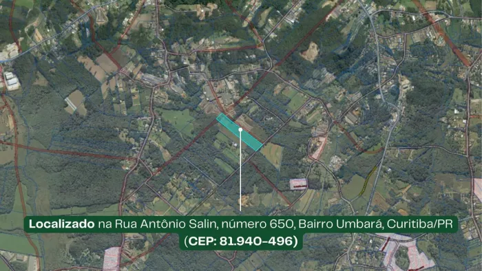 TERRENO à venda com 29700m² por R$ 15.016.200,00 no bairro Umbará - CURITIBA / PR