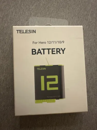 Bateria telesin go pro 12 11 10 9 - novo lacrado 