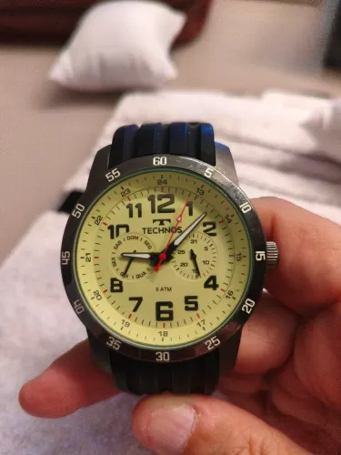 Relógio Technos Racer 6P25BV Multifunção 5ATM Aço
