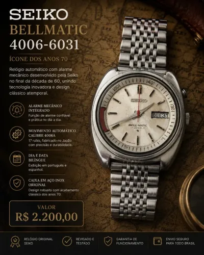 Relogio Seiko Bellmatic