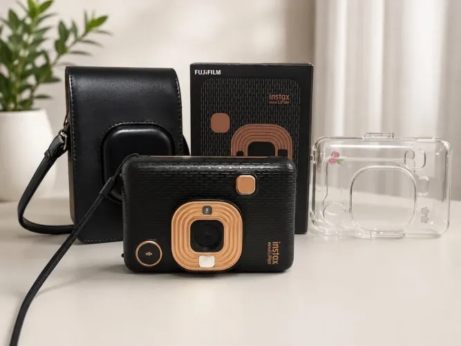 Instax Mini LiPlay c/ acessórios