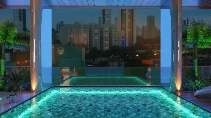 Aluga-se apartamento de 2 quartos, alto padrão, pertinho do Shopping Plaza