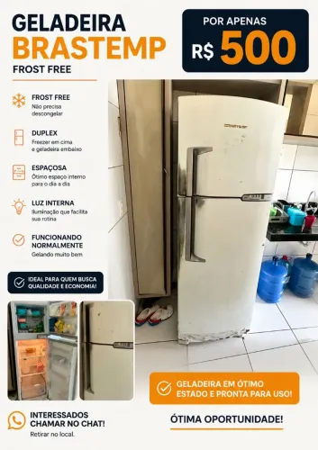 GELADEIRA BRASTEMP