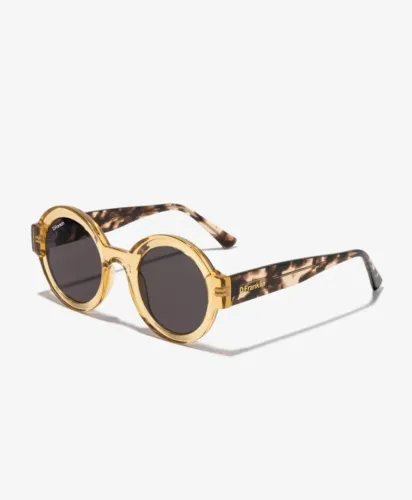 Óculos de Sol D.Franklin Modelo 913 Amber Smoke Retrô Proteção UV