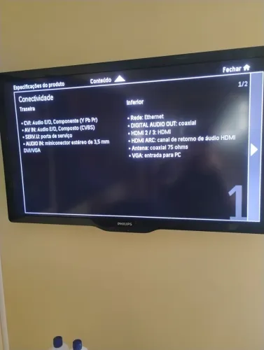 Tv Philips Full hd 40" nova , sem um risco , nunca foi aberta.