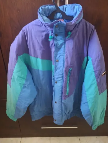 Jaqueta Vintage Anos 90 "Esqui Colorblock", "Corta Vento Oversized", "Y2K", "Unissex
