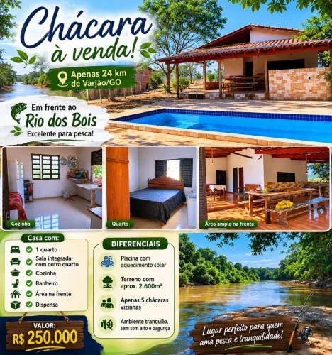 Vendo Chácara no rio dos bois!
