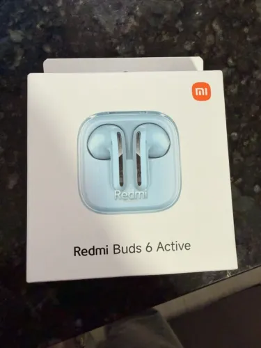 Fone De Ouvido Xiaomi Redmi Buds 6 Active Bluetooth Azul-celeste