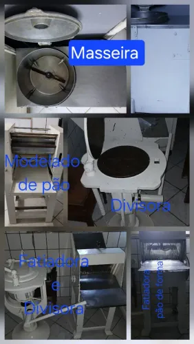 Vendo maquinarios de padaria. 