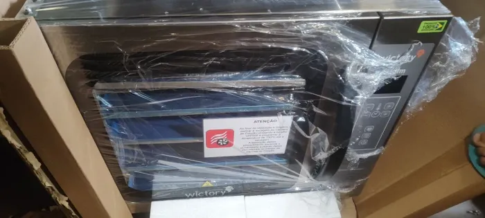 Forno vapor wicvtory convector pudim 60 L inox 5 esteiras. wicvtory. Prateado