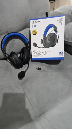 Headset Gamer Razer BlackShark V3 X HyperSpeed Sem Fio Playstation