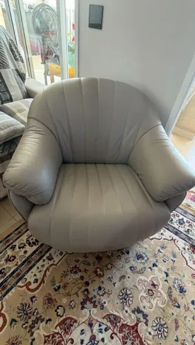 KIT 2 Poltronas couro