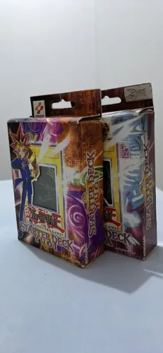 Starter decks Yugi e Kaiba 2002 Unlimited Us Completos.