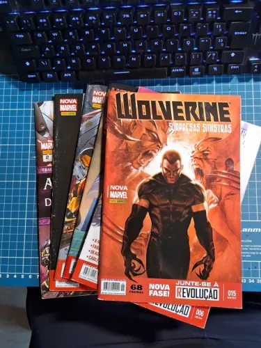 Lote Hqs Marvel 6 Ediçoes - X men - Wolverine - Vingadores - Thor