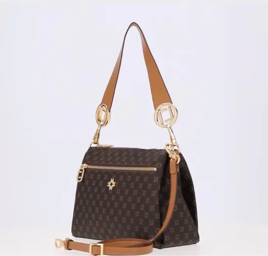 Bolsa Tiracolo Média Monograma