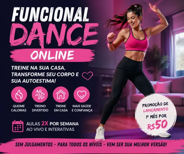 Aula Funcional Dance Online 