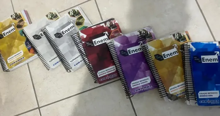 Kit 7 Apostilas Pré-Enem Chromos (Completo) - Ed. 22/23
