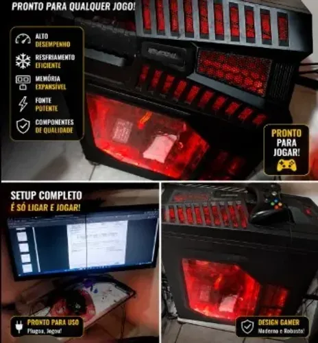 Computador desktop gamer top i5 4°geração 16gb ram