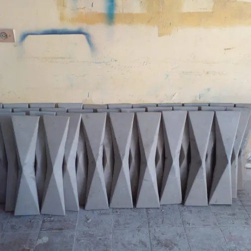 Placas 3D de gesso e cimenticia 