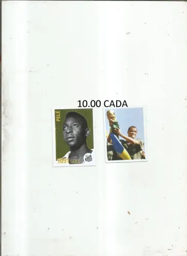 FIGURINHAS PELE E RIVALDO - 30.00