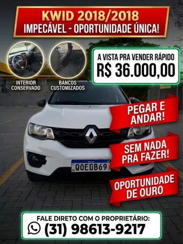 Renault Kwid Zen 1.0 Flex 12V 5P Mec. 2018