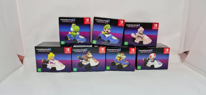 Coleção Mario Kart do Mc lancheFeliz com 7 personagens