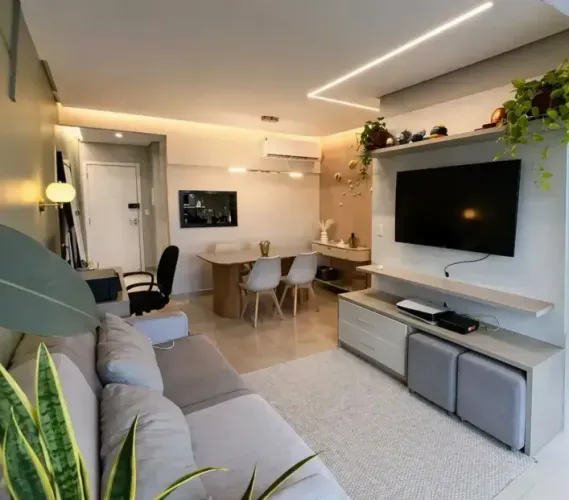 VIEW CLUB - PONTA NEGRA, 3 QTOS S/ 1 SUÍTE ANDAR ALTO.2 VAGAS, FINANCIA