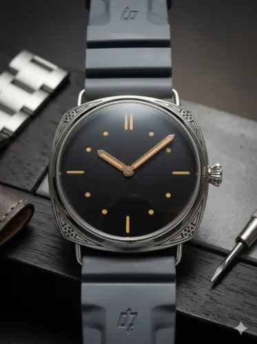 Relógio Panerai Radiomir 2533 45mm  Edição Custom Firenze cx. desenhada, vidro  SAFIRA 