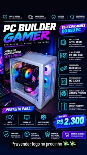 PC gamer a venda no precinho 