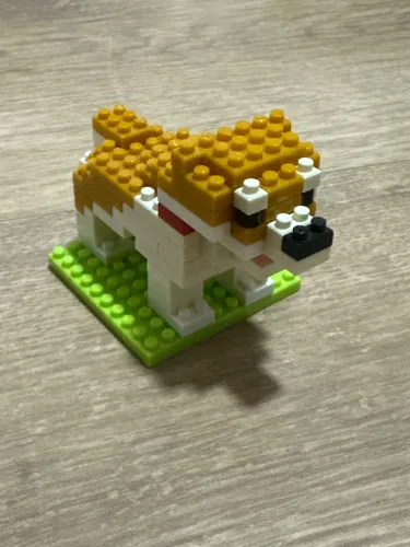 Cachorro Lego daiso brinquedo 