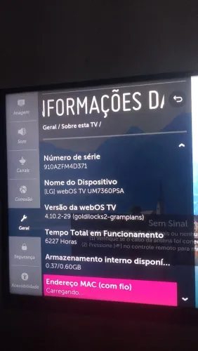 Tv LG 50 polegadas 