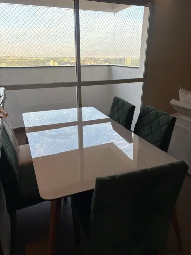 Mesa de jantar 6 lugares + 6 cadeiras