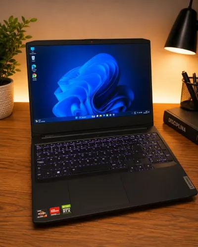 Notebook Lenovo Gaming 3 Ryzen 7 5800H + RTX 3060