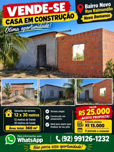 Casa a venda - Novo remanso