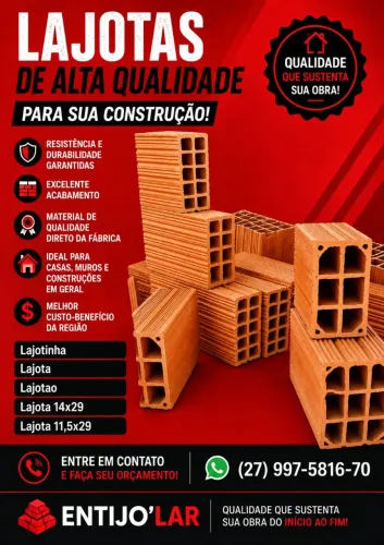 Lajotão e lajotas e lajotinha diretamente da fábrica pra vc consumido 