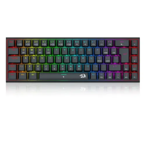 Teclado Redragon Ryze Pro Rgb Abnt2 Switch Marrom Cor De Teclado Preto