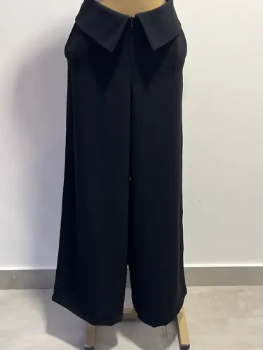 Calça social pantalona preta ALPHORRIA