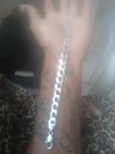 Pulseira prata 8mm