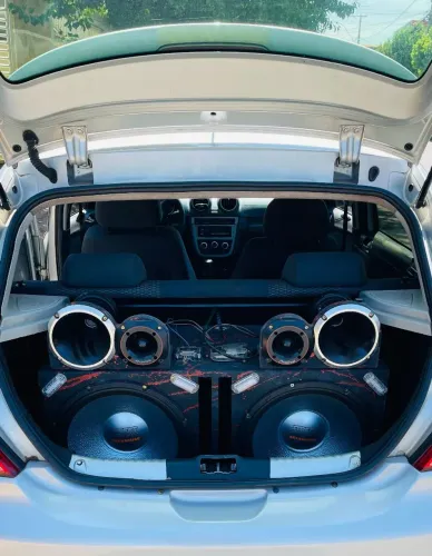 SOM AUTOMOTIVO COMPLETO - STREET BASS + POWER ONE + PIONEER