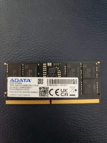 Memória RAM DDR5 16GB 5600mhz notebook