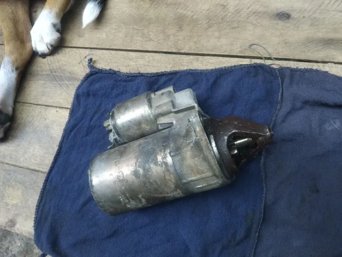 Motor de arranque funcionando 